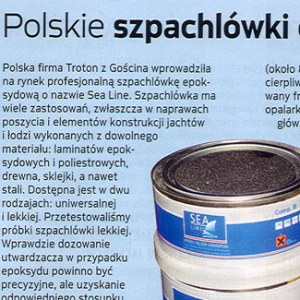 Polskie szpachlówki epoksydowe (Żagle 02.2009) 