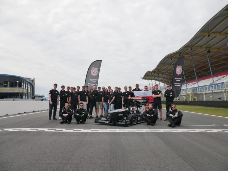 Troton supported the students in building a car for the competition Troton supported the students in building a car for the competition
